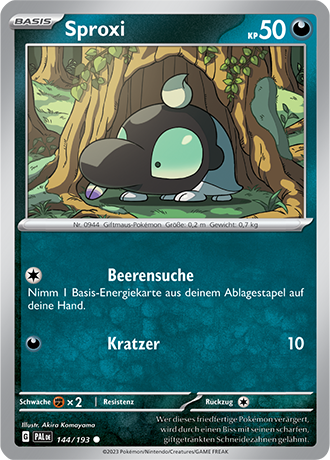 Pokémon Entwicklungen in Paldea Basis-Karten nach Wahl Nr. 128-170 (DE)