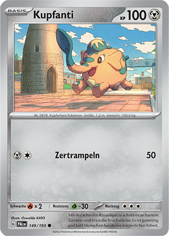 Pokémon Entwicklungen in Paldea Basis-Karten nach Wahl Nr. 128-170 (DE)
