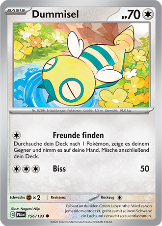 Pokémon Entwicklungen in Paldea Basis-Karten nach Wahl Nr. 128-170 (DE)