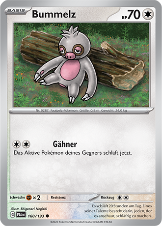 Pokémon Entwicklungen in Paldea Basis-Karten nach Wahl Nr. 128-170 (DE)
