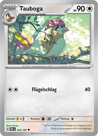 POKÉMON OBSIDIANFLAMMEN EINZELKARTEN REVERSE-HOLO Erweiterung (DE)