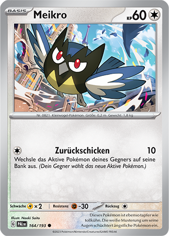 Pokémon Entwicklungen in Paldea Basis-Karten nach Wahl Nr. 128-170 (DE)