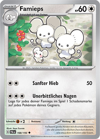 Pokémon Entwicklungen in Paldea Basis-Karten nach Wahl Nr. 128-170 (DE)