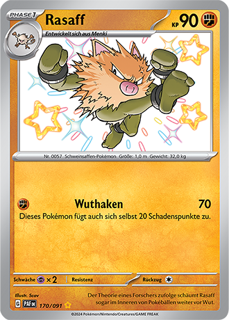 Pokémon Paldeas Schicksale Shiny Einzelkarten nach Wahl (DE)