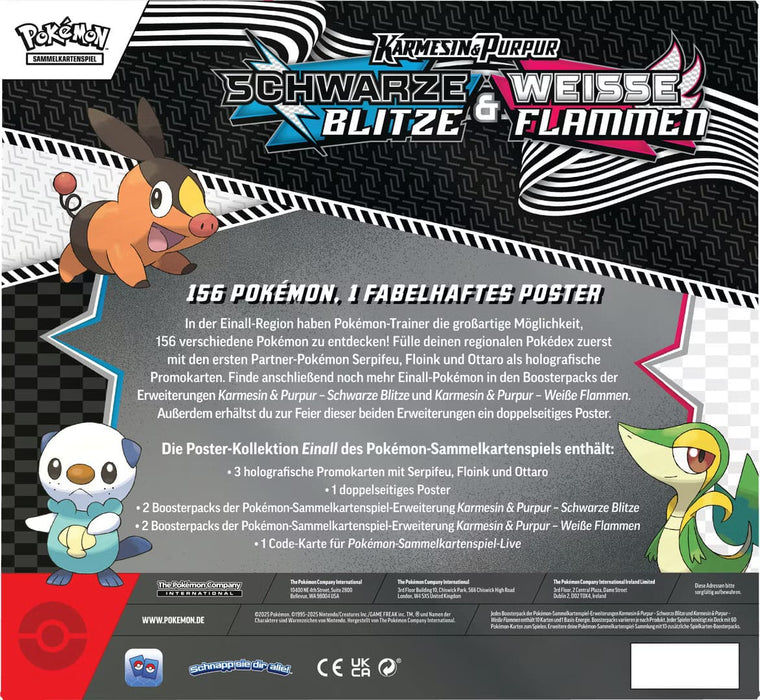 Pokémon Schwarze Blitze & Weiße Flammen Poster Kollektion (DE)