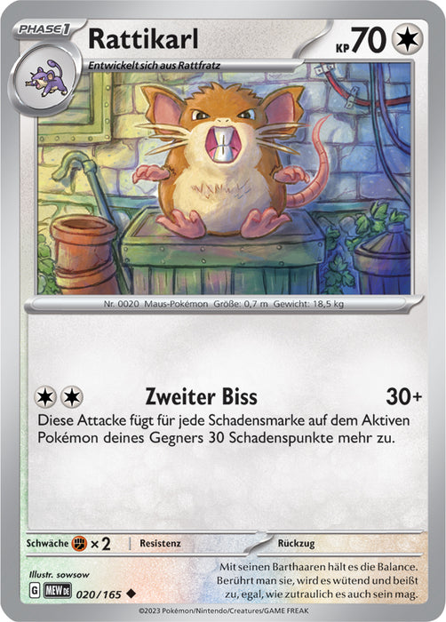 Pokémon 151 Kollektion Karten nach Auswahl Basis Nr. 001-108 (deutsch)
