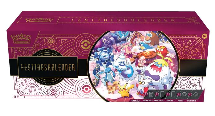 Pokémon Adventskalender Festtagskalender 2025 (DE)