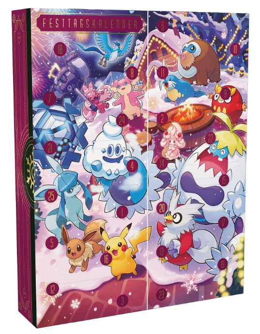 Pokémon Adventskalender Festtagskalender 2025 (DE)
