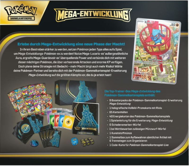 Pokémon Mega-Entwicklungen Top-Trainer-Box Lucario (DE)