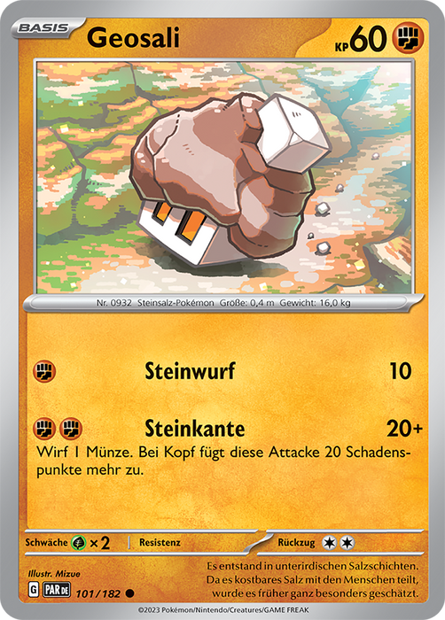 POKÉMON PARADOXRIFT EINZELKARTEN Reverse-Holo Nr. 001 -109 (DE)