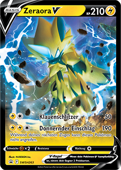 POKÉMON SCHWERT & SCHILD Zeraora-VMAX/ VSTAR (DE)