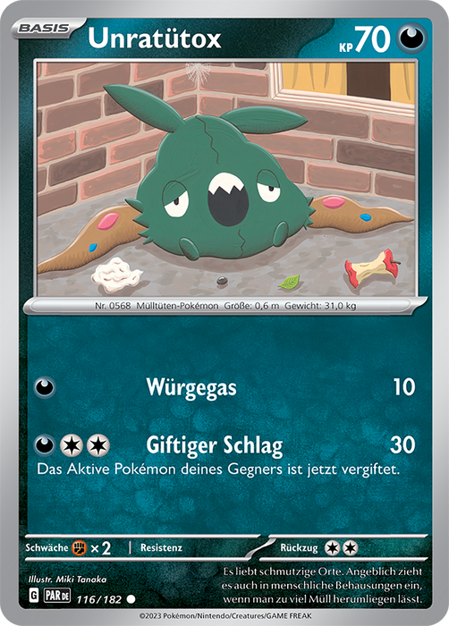 POKÉMON PARADOXRIFT EINZELKARTEN Reverse-Holo Nr. 001 -109 (DE)