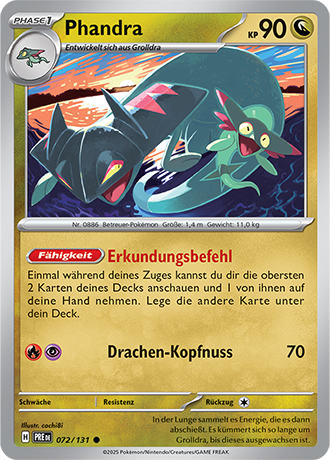 Pokémon Prismatische Entwicklungen Basis Karten nach Wahl (DE)