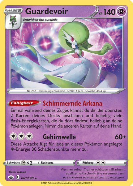 Pokémon Schaurige Herrschaft holografische Karten nach Wahl (DE)