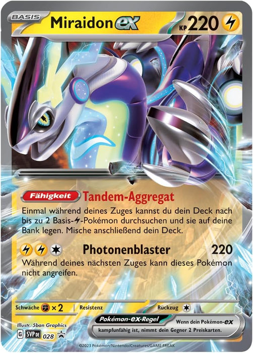 Pokémon Paldea-Legenden Tin-Box Miraidon-ex (DE)