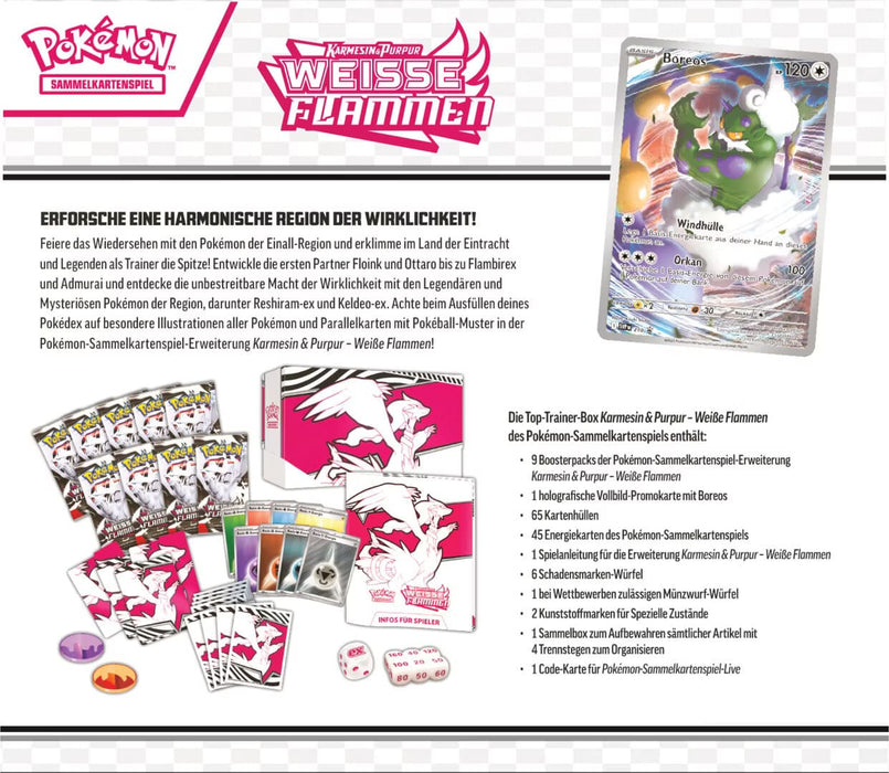 Pokémon Weisse Flammen Top-Trainer-Box (DE)