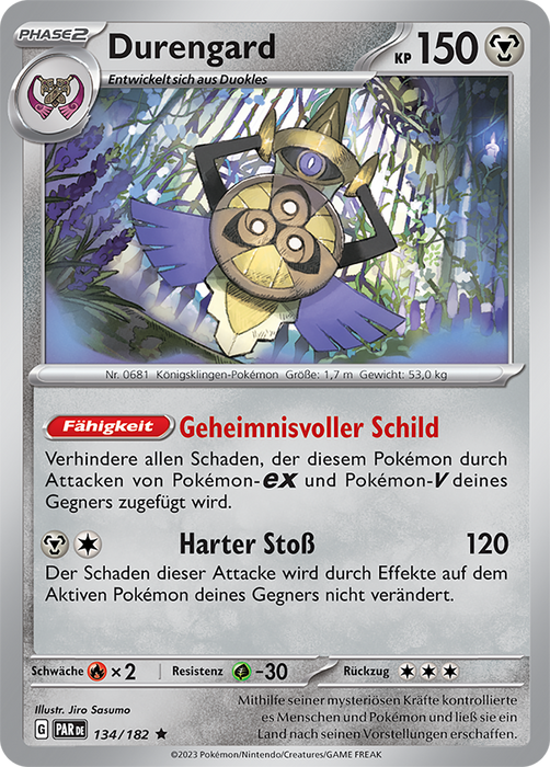 POKÉMON PARADOXRIFT EINZELKARTEN Reverse-Holo Nr. 001 -109 (DE)