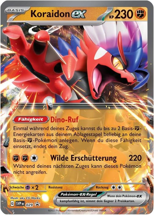 POKÉMON PALDEA-LEGENDEN TIN-BOX KORAIDON-EX (DE)