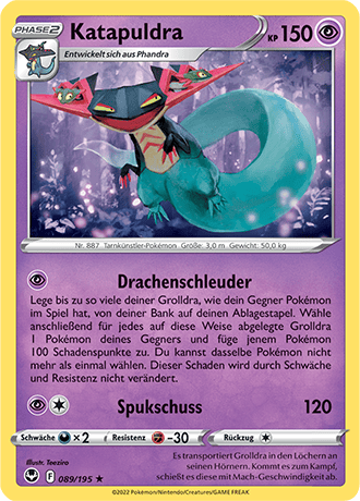 Pokémon Silberne Sturmwinde holografische Karten nach Wahl (DE)