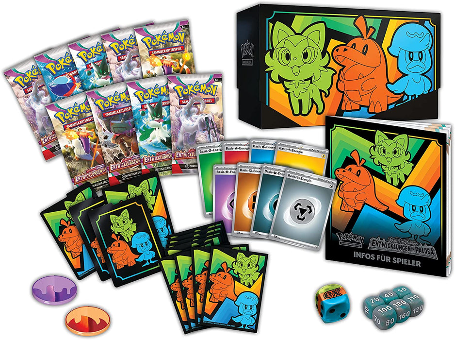 Pokémon Entwicklungen in Paldea Top Trainer Box (DE)