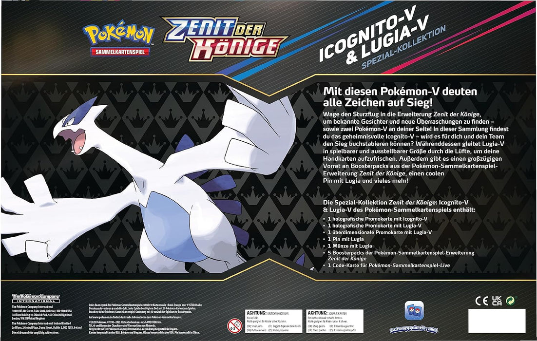Pokémon Spezial Kollektion Icognito-V & Lugia-V (DE)