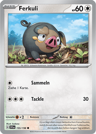 Pokémon Karmesin & Purpur Basis Karten nach Wahl Nr.  (DE)
