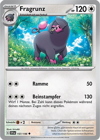 Pokémon Karmesin & Purpur Basis Karten nach Wahl Nr.  (DE)