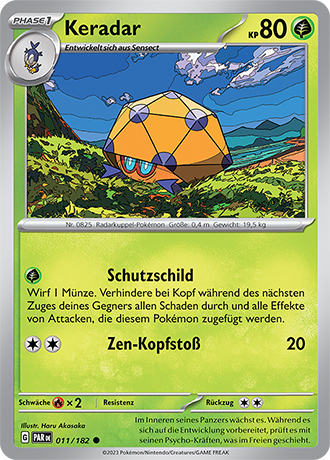 POKÉMON PARADOXRIFT EINZELKARTEN Reverse-Holo Nr. 001 -109 (DE)