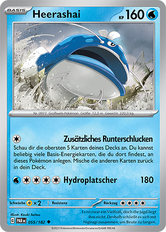 POKÉMON PARADOXRIFT EINZELKARTEN Reverse-Holo Nr. 001 -109 (DE)