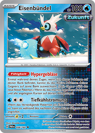 POKÉMON PARADOXRIFT EINZELKARTEN Reverse-Holo Nr. 001 -109 (DE)