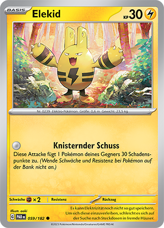 POKÉMON PARADOXRIFT EINZELKARTEN Reverse-Holo Nr. 001 -109 (DE)