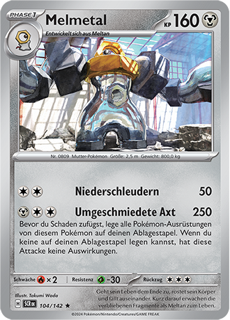 Pokémon Stellarkrone Reverse-Holo Karten nach Wahl Nr.: 002 -111 (DE)
