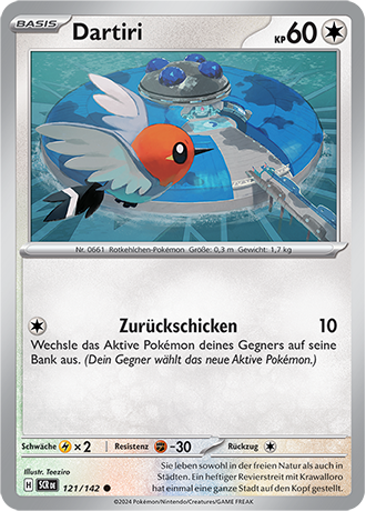 Pokémon Stellarkrone Basis-Karten nach Wahl Nr. 002- 127 (DE)