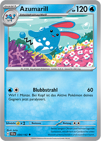 Pokémon Stellarkrone Basis-Karten nach Wahl Nr. 002- 127 (DE)