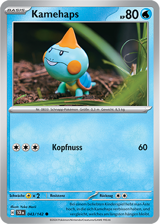 Pokémon Stellarkrone Basis-Karten nach Wahl Nr. 002- 127 (DE)