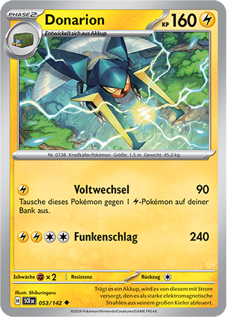 Pokémon Stellarkrone Reverse-Holo Karten nach Wahl Nr.: 002 -111 (DE)