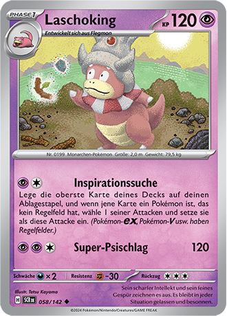 Pokémon Stellarkrone Basis-Karten nach Wahl Nr. 002- 127 (DE)