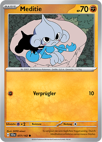 Pokémon Stellarkrone Basis-Karten nach Wahl Nr. 002- 127 (DE)