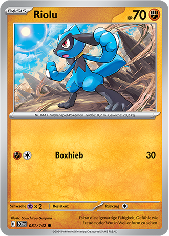 Pokémon Stellarkrone Basis-Karten nach Wahl Nr. 002- 127 (DE)