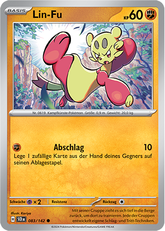 Pokémon Stellarkrone Basis-Karten nach Wahl Nr. 002- 127 (DE)