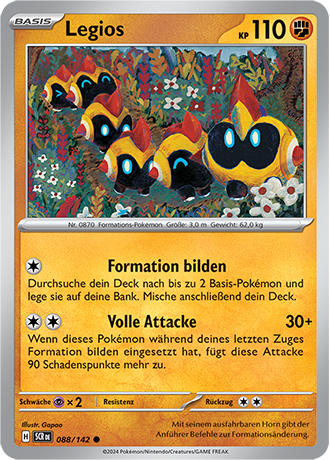 Pokémon Stellarkrone Basis-Karten nach Wahl Nr. 002- 127 (DE)