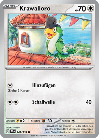Pokémon Reisegefährten Basis Karten nach Wahl Nr. 131 - 141 (DE)