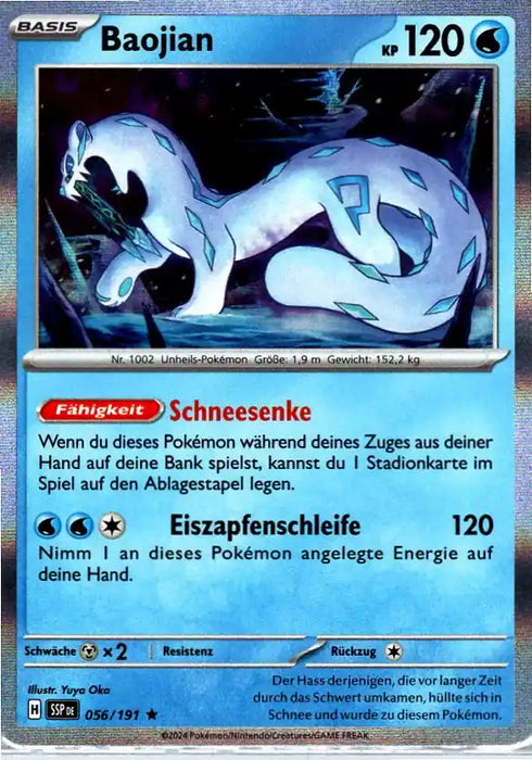 Pokémon Stürmische Funken holografische Karten nach Wahl (DE)