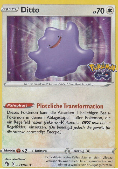 POKÉMON GO HOLOGRAFISCHE-EINZELKARTEN NACH AUSWAHL (DEUTSCH)