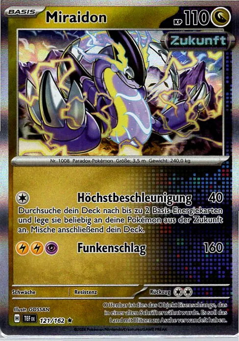 Pokémon Gewalten der Zeit holografische Karten nach Wahl (DE)