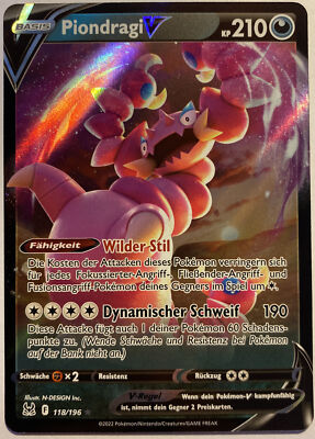 Pokémon V/VMAX Einzelkarten nach Auswahl (Deutsch)