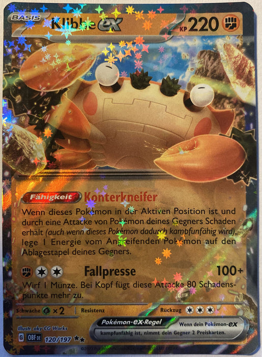 POKÉMON OBSIDIANFLAMMEN FULLART/EX KARTEN NACH AUSWAHL (DEUTSCH)
