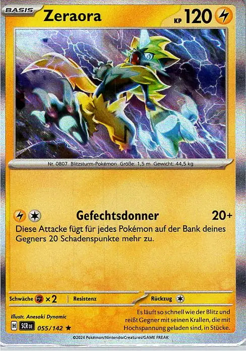 Pokémon Stellarkrone holografische Karten nach Wahl (DE)